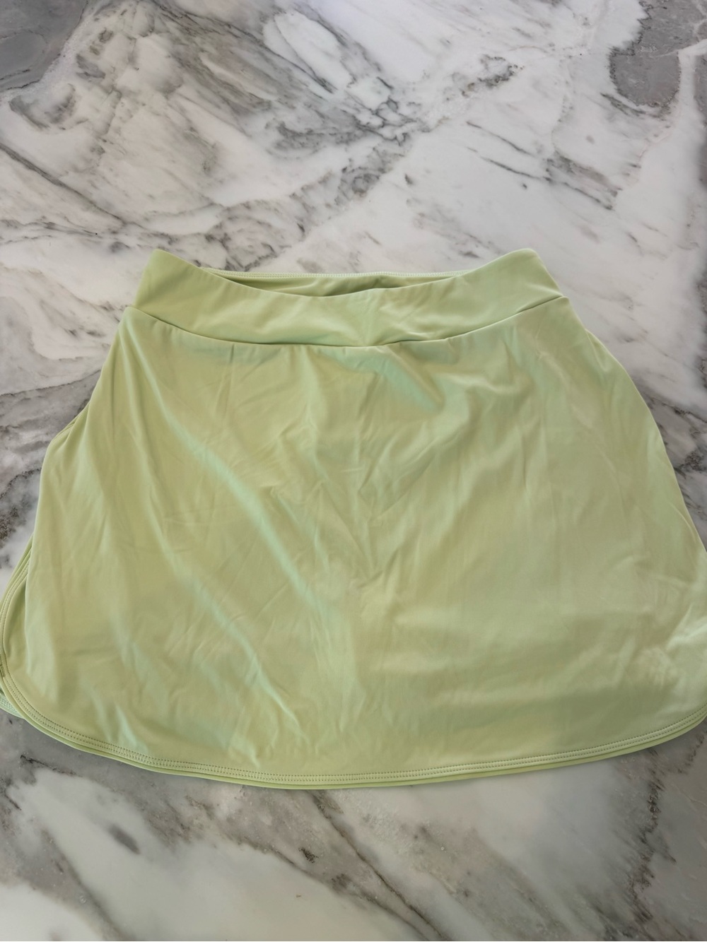 Neon yellow greenish tennis skirt size small